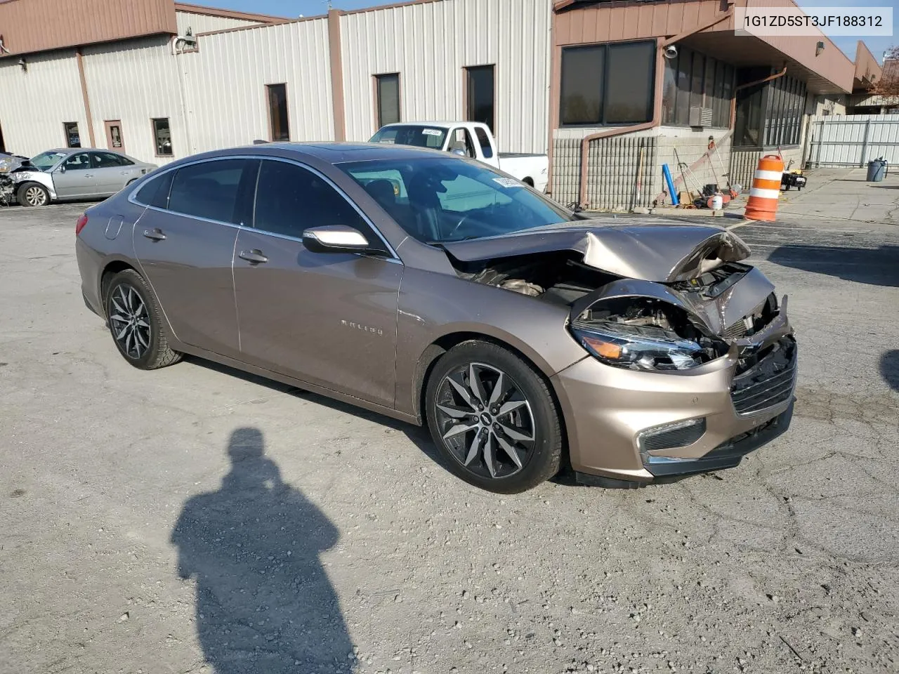 2018 Chevrolet Malibu Lt VIN: 1G1ZD5ST3JF188312 Lot: 78465674