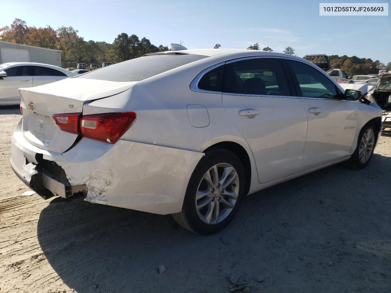 2018 Chevrolet Malibu Lt VIN: 1G1ZD5STXJF265693 Lot: 78575214