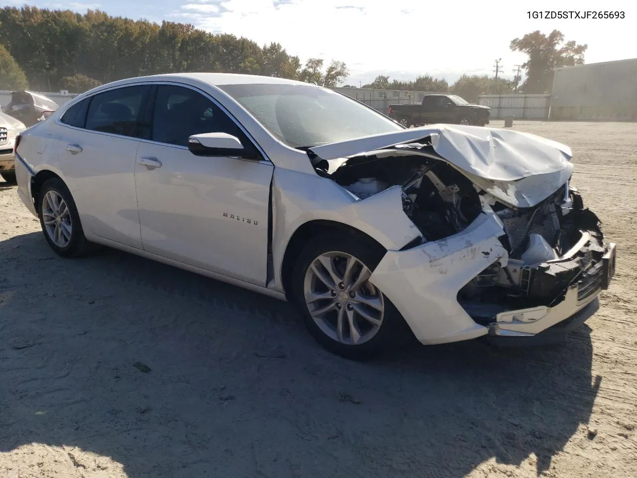 2018 Chevrolet Malibu Lt VIN: 1G1ZD5STXJF265693 Lot: 78575214