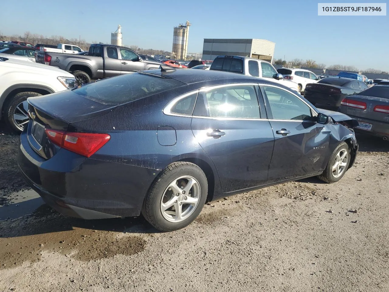 2018 Chevrolet Malibu Ls VIN: 1G1ZB5ST9JF187946 Lot: 78603644