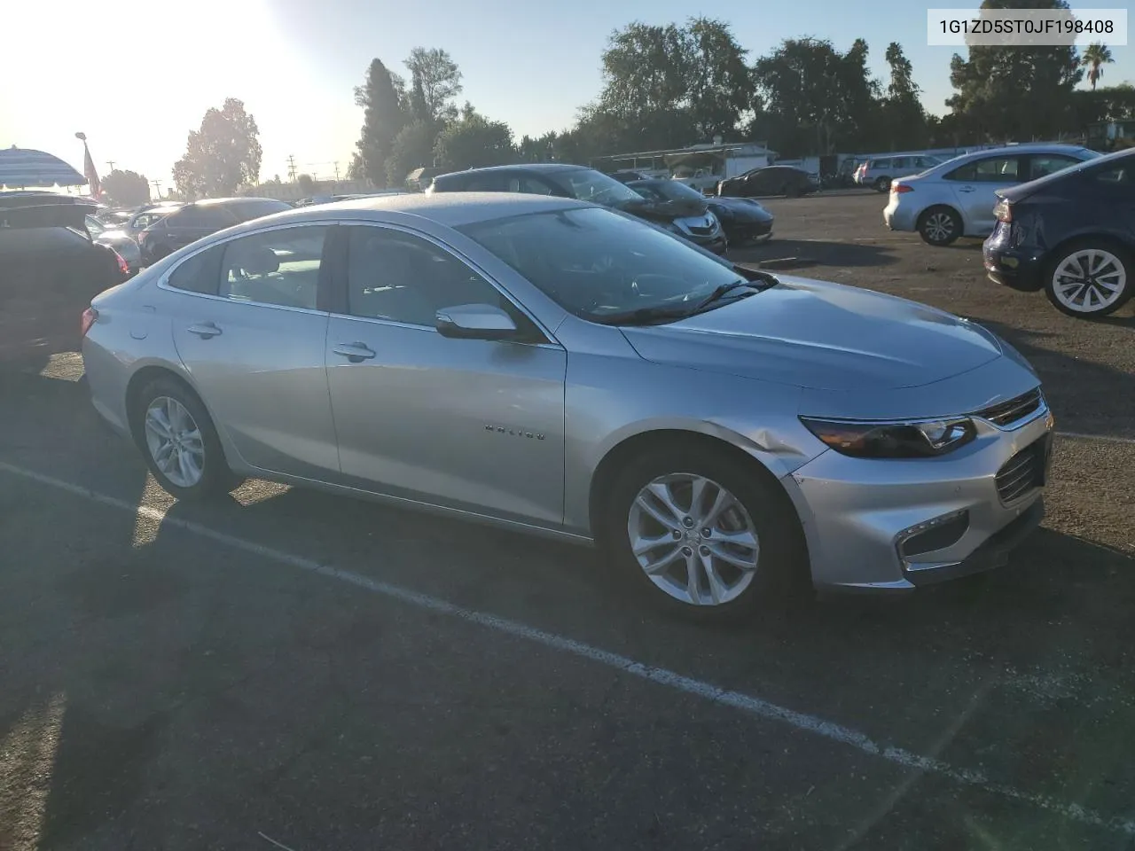 2018 Chevrolet Malibu Lt VIN: 1G1ZD5ST0JF198408 Lot: 78633574