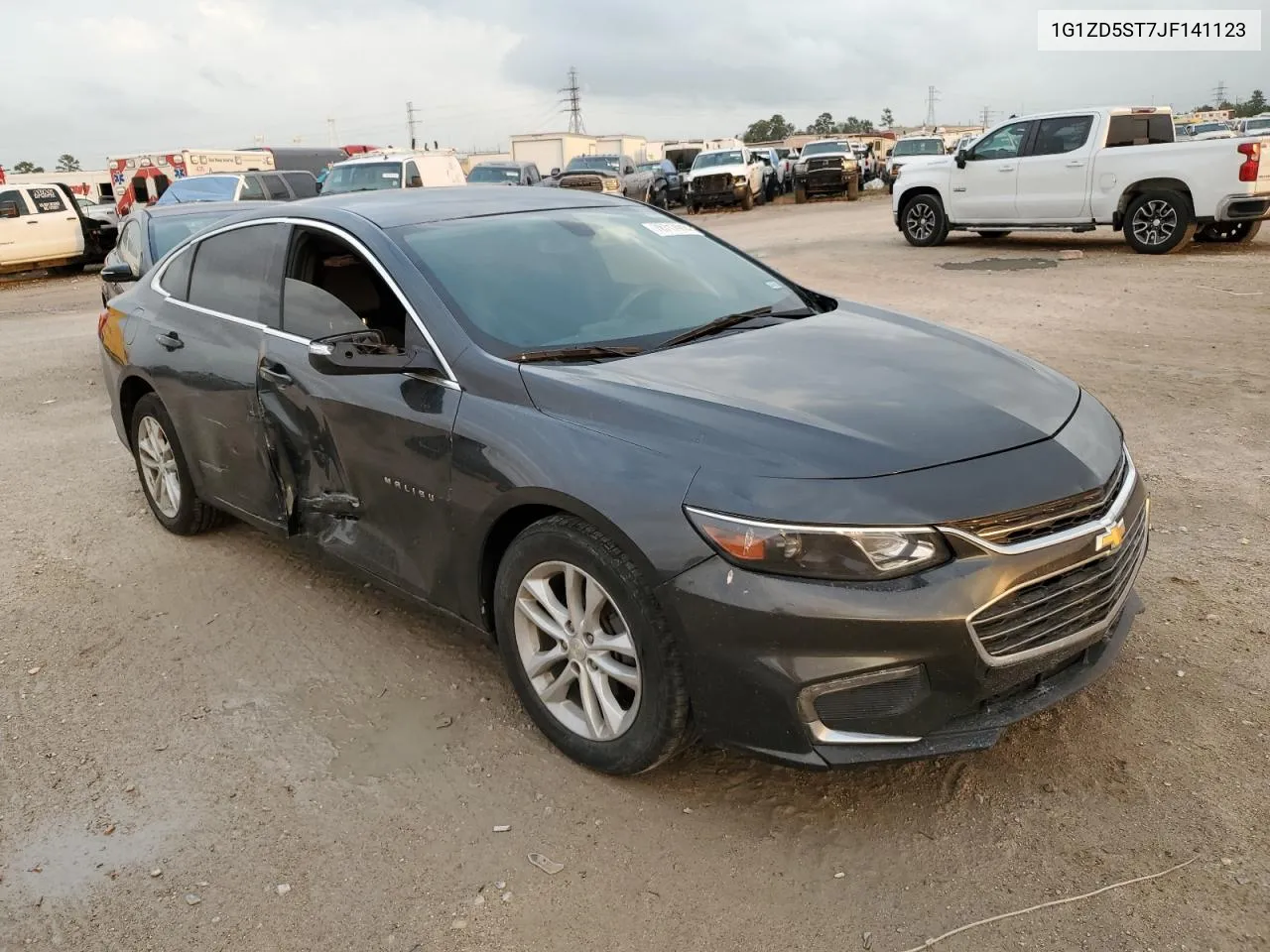 2018 Chevrolet Malibu Lt VIN: 1G1ZD5ST7JF141123 Lot: 78717914