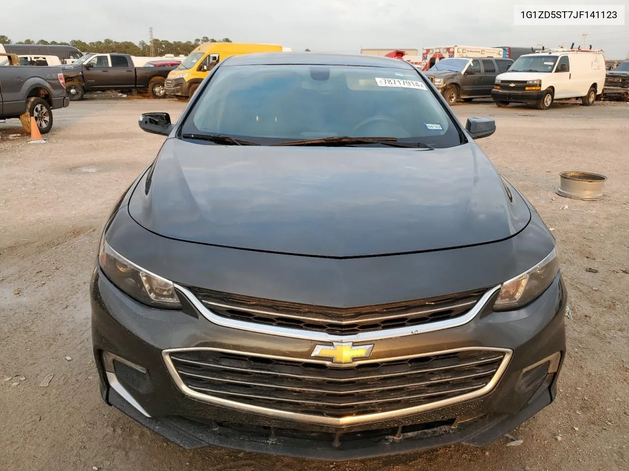 2018 Chevrolet Malibu Lt VIN: 1G1ZD5ST7JF141123 Lot: 78717914