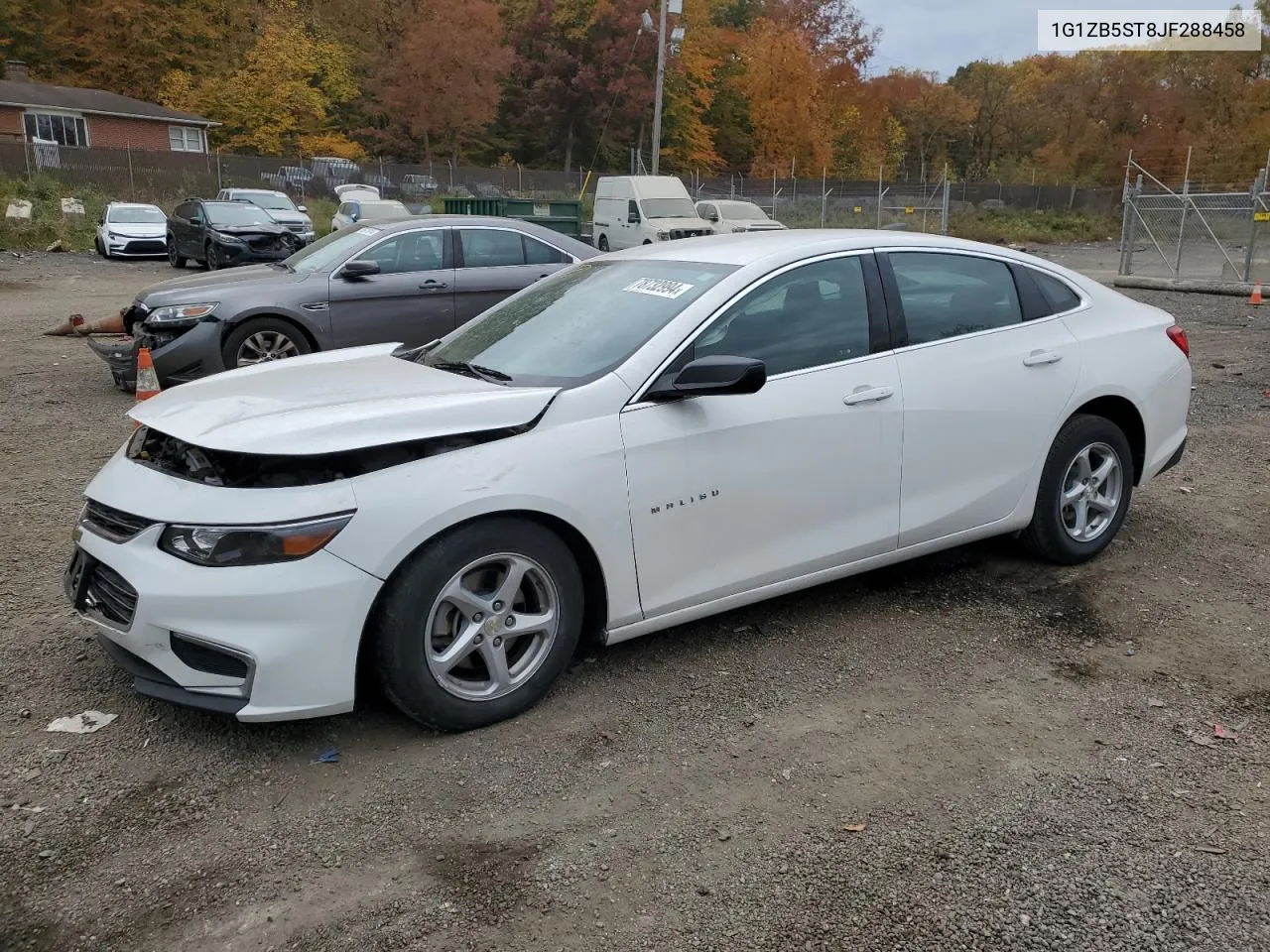 2018 Chevrolet Malibu Ls VIN: 1G1ZB5ST8JF288458 Lot: 78732994