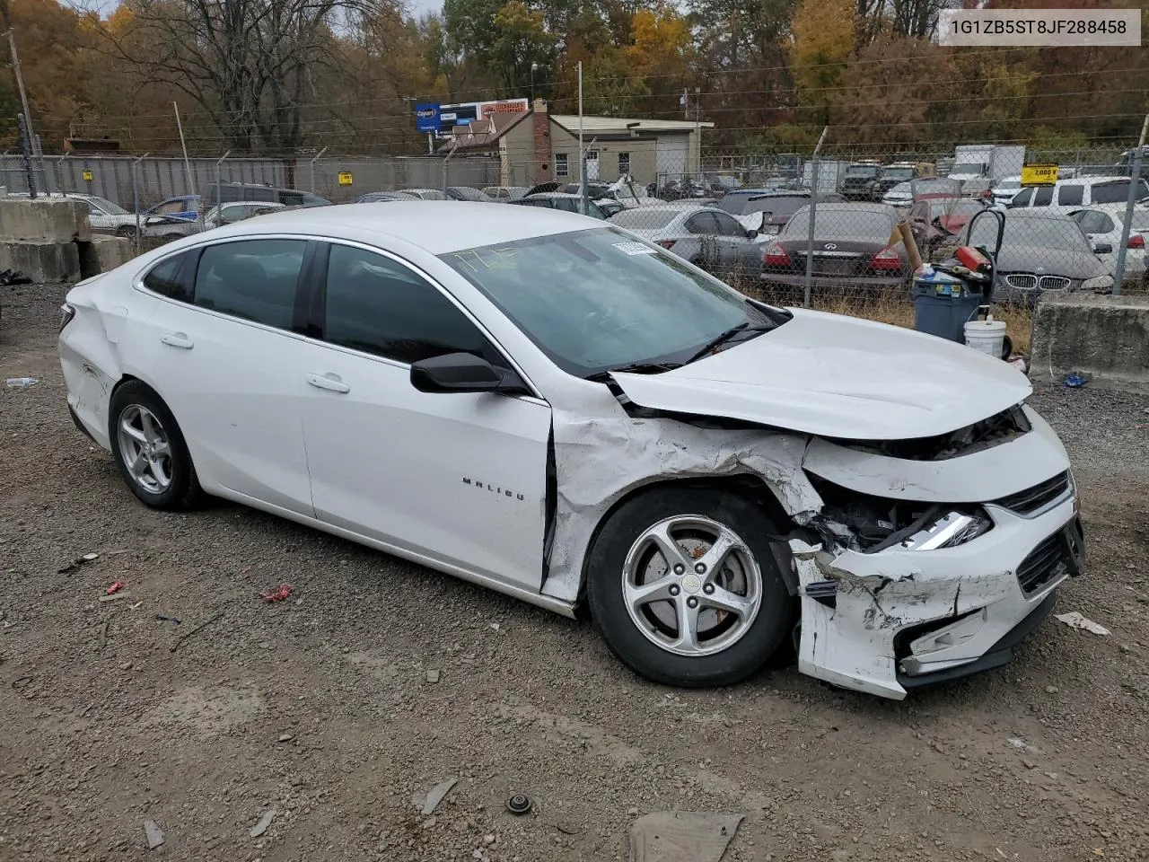 2018 Chevrolet Malibu Ls VIN: 1G1ZB5ST8JF288458 Lot: 78732994