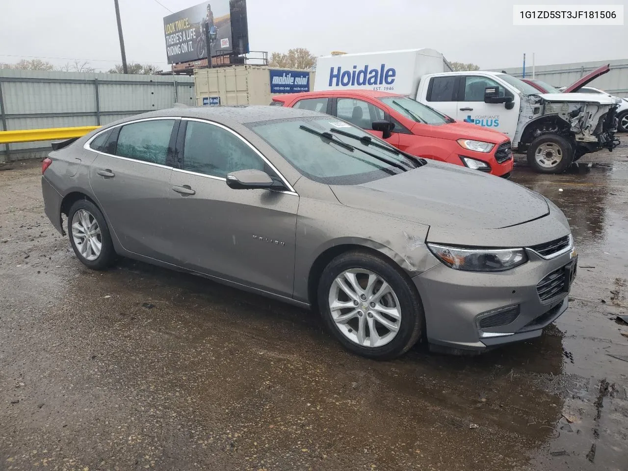 2018 Chevrolet Malibu Lt VIN: 1G1ZD5ST3JF181506 Lot: 79282314