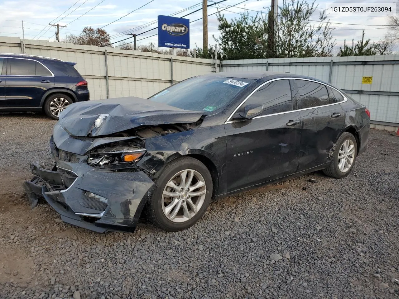 2018 Chevrolet Malibu Lt VIN: 1G1ZD5ST0JF263094 Lot: 79430764