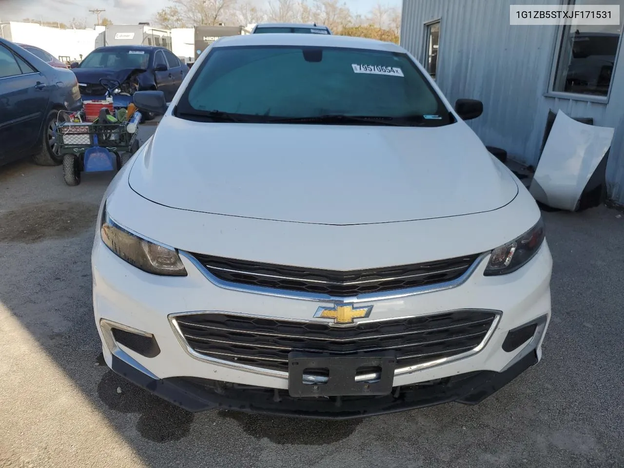 2018 Chevrolet Malibu Ls VIN: 1G1ZB5STXJF171531 Lot: 79570654