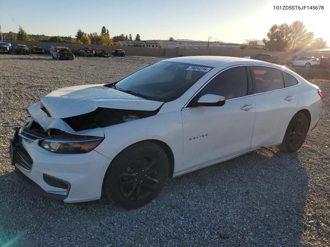 2018 Chevrolet Malibu Lt VIN: 1G1ZD5ST6JF145678 Lot: 79694234