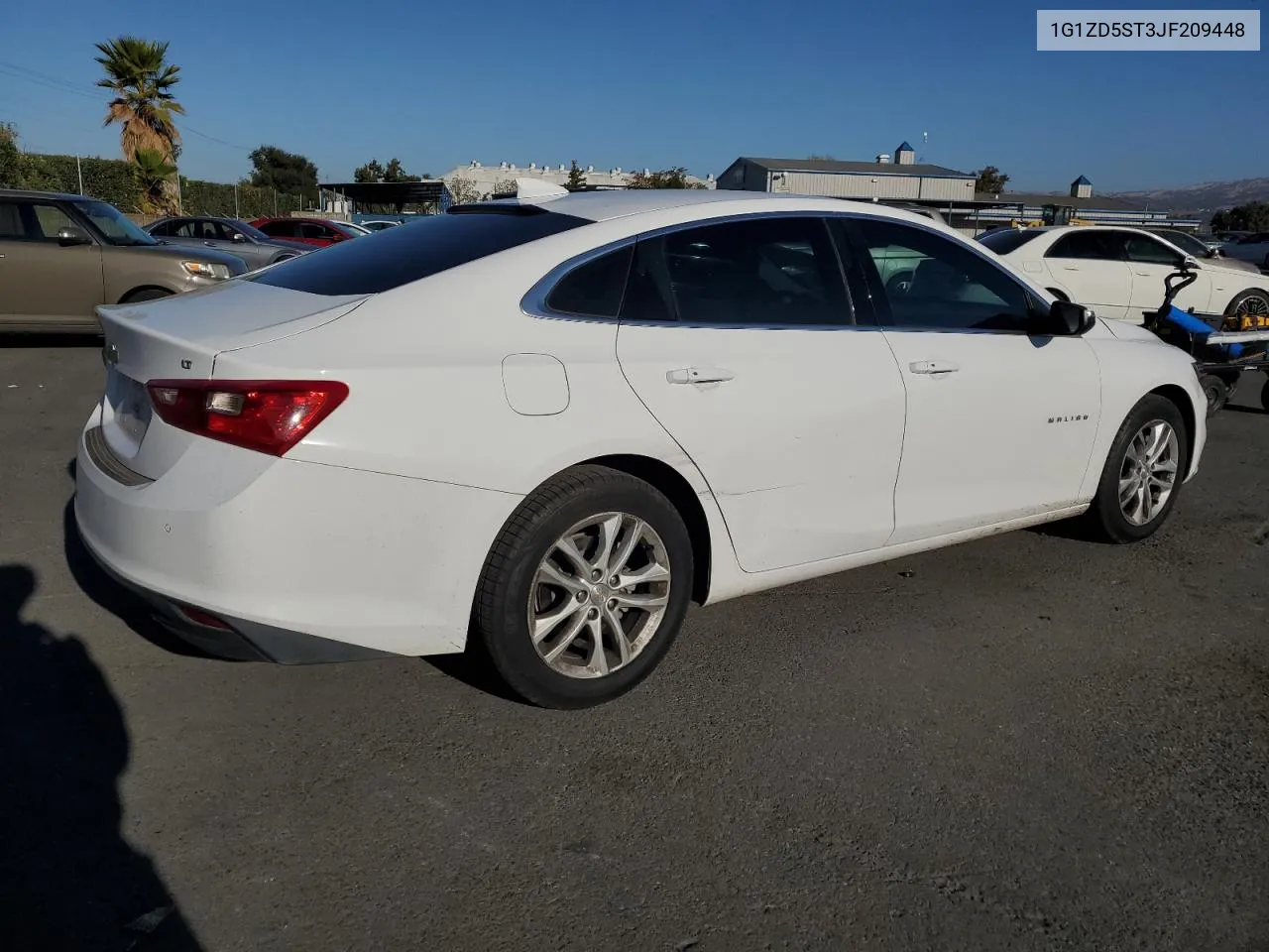 2018 Chevrolet Malibu Lt VIN: 1G1ZD5ST3JF209448 Lot: 79770814