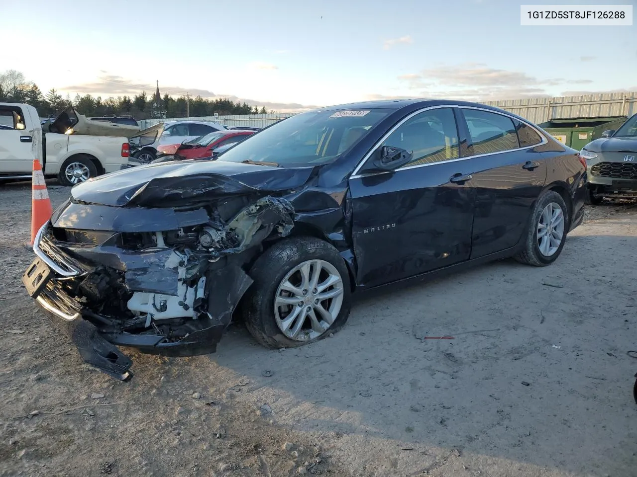 2018 Chevrolet Malibu Lt VIN: 1G1ZD5ST8JF126288 Lot: 79851404