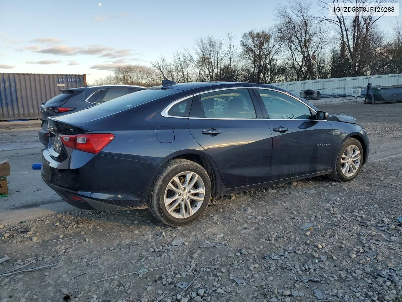 2018 Chevrolet Malibu Lt VIN: 1G1ZD5ST8JF126288 Lot: 79851404