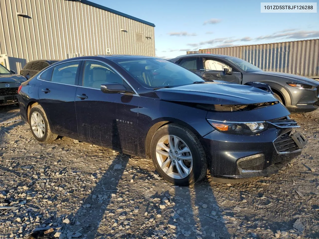 2018 Chevrolet Malibu Lt VIN: 1G1ZD5ST8JF126288 Lot: 79851404