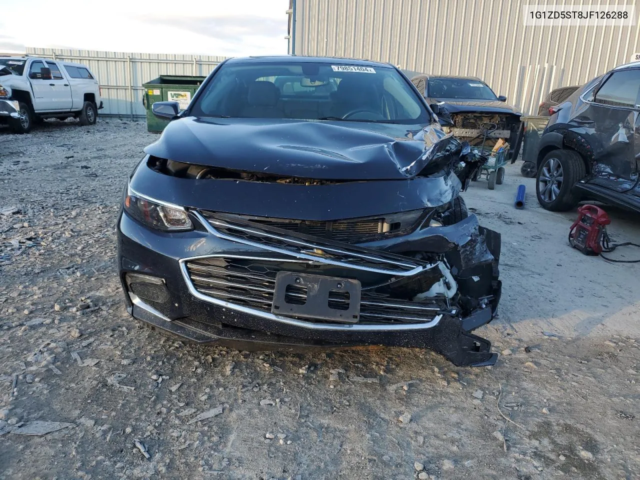 2018 Chevrolet Malibu Lt VIN: 1G1ZD5ST8JF126288 Lot: 79851404