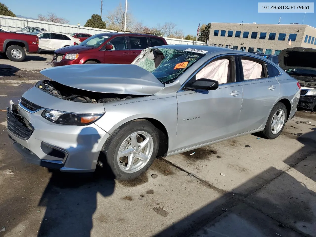 1G1ZB5ST8JF179661 2018 Chevrolet Malibu Ls