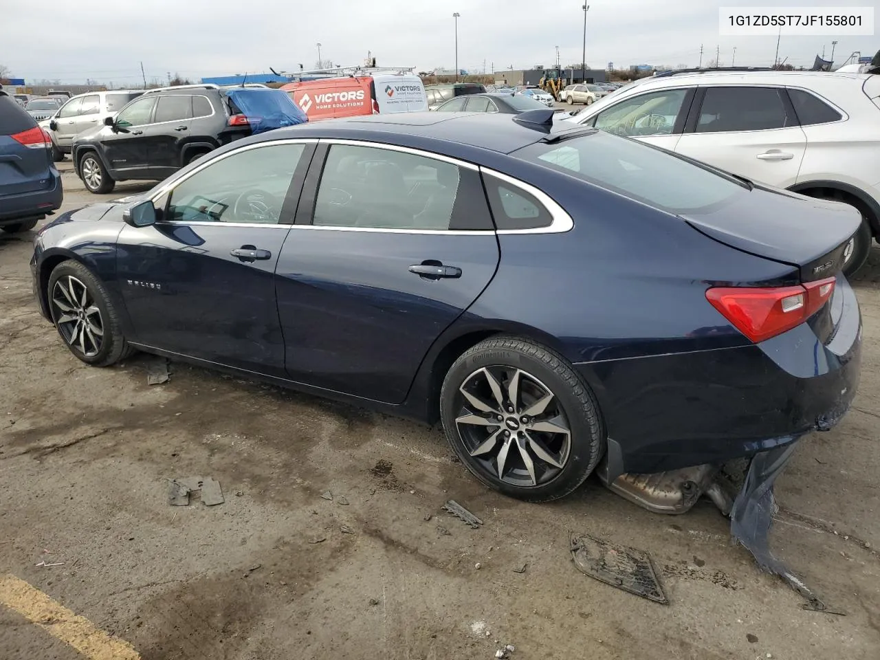 2018 Chevrolet Malibu Lt VIN: 1G1ZD5ST7JF155801 Lot: 80135674