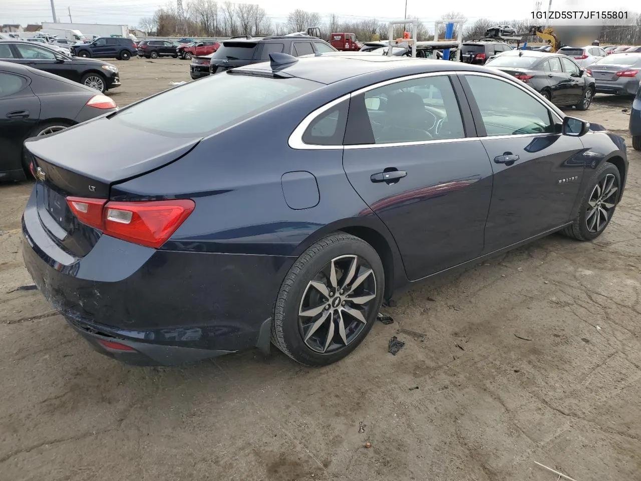 2018 Chevrolet Malibu Lt VIN: 1G1ZD5ST7JF155801 Lot: 80135674