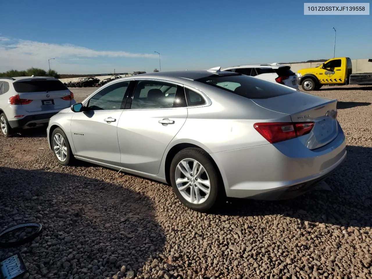 2018 Chevrolet Malibu Lt VIN: 1G1ZD5STXJF139558 Lot: 80150664