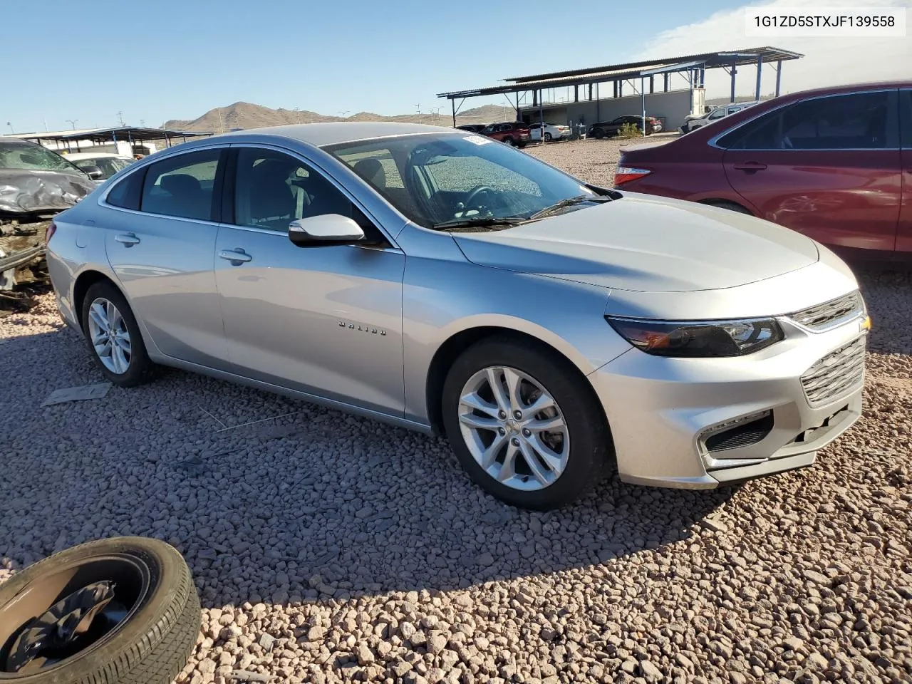 2018 Chevrolet Malibu Lt VIN: 1G1ZD5STXJF139558 Lot: 80150664