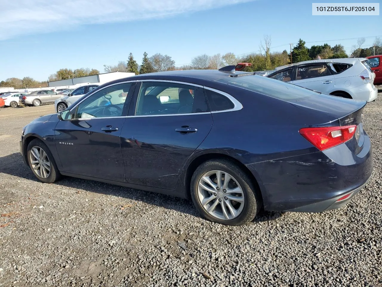 2018 Chevrolet Malibu Lt VIN: 1G1ZD5ST6JF205104 Lot: 80158984