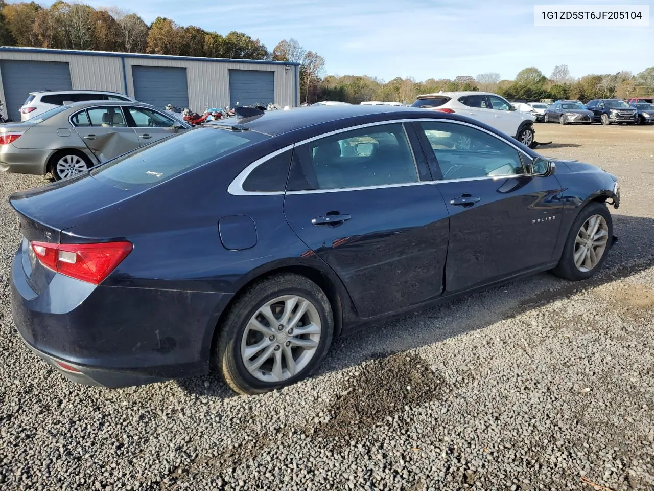 2018 Chevrolet Malibu Lt VIN: 1G1ZD5ST6JF205104 Lot: 80158984