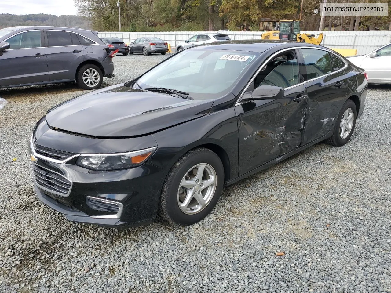 2018 Chevrolet Malibu Ls VIN: 1G1ZB5ST6JF202385 Lot: 80184504