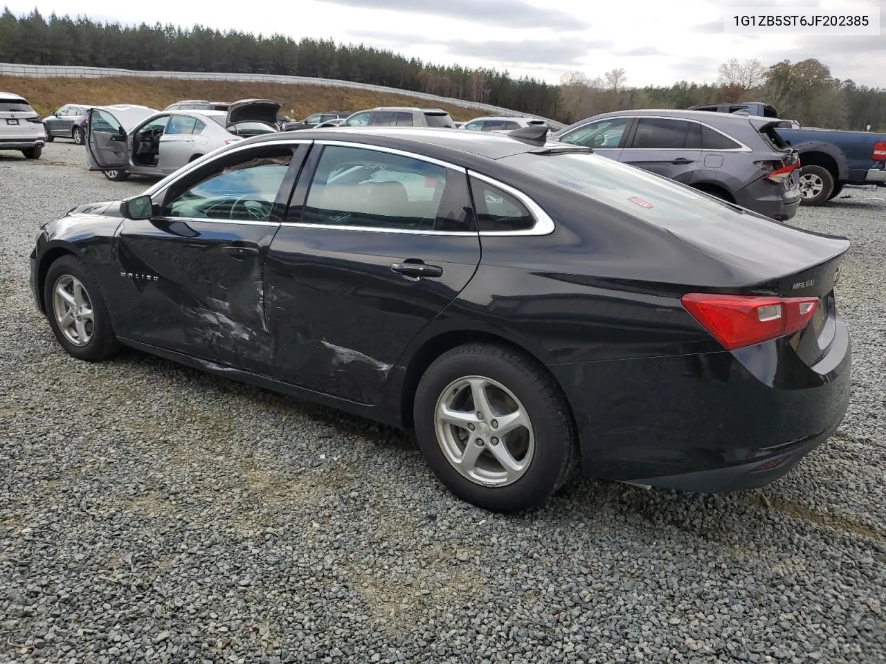 2018 Chevrolet Malibu Ls VIN: 1G1ZB5ST6JF202385 Lot: 80184504