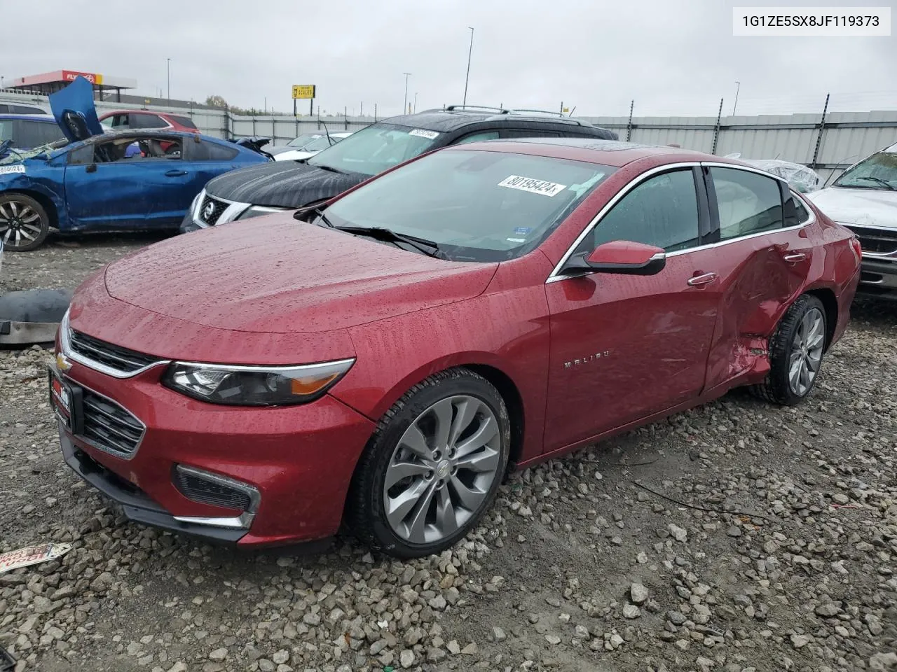 2018 Chevrolet Malibu Premier VIN: 1G1ZE5SX8JF119373 Lot: 80195424