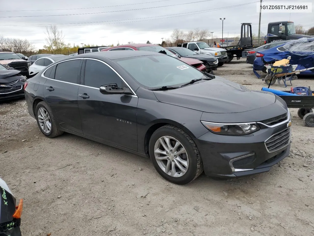 2018 Chevrolet Malibu Lt VIN: 1G1ZD5ST1JF216981 Lot: 80274424