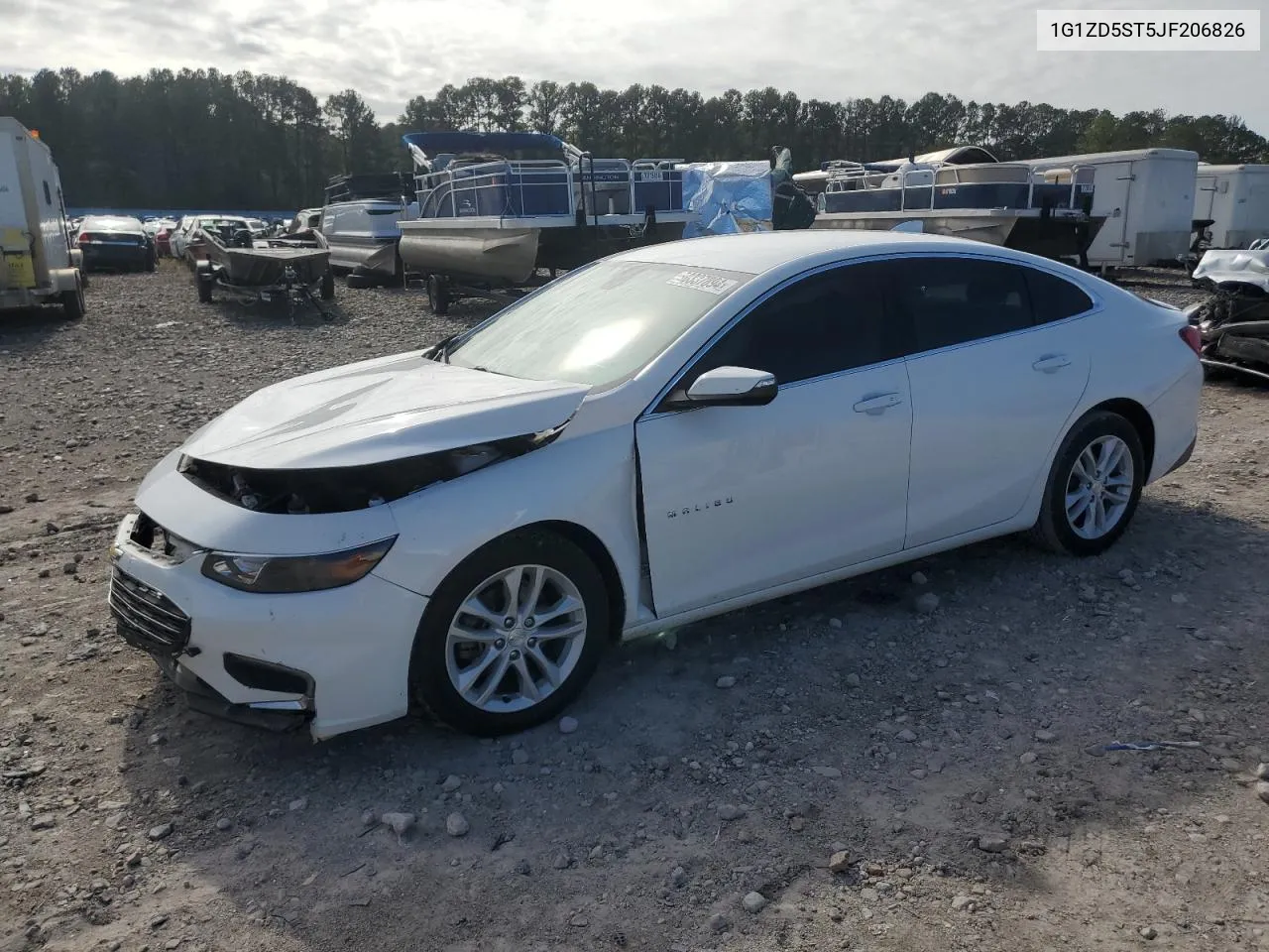 2018 Chevrolet Malibu Lt VIN: 1G1ZD5ST5JF206826 Lot: 80337894