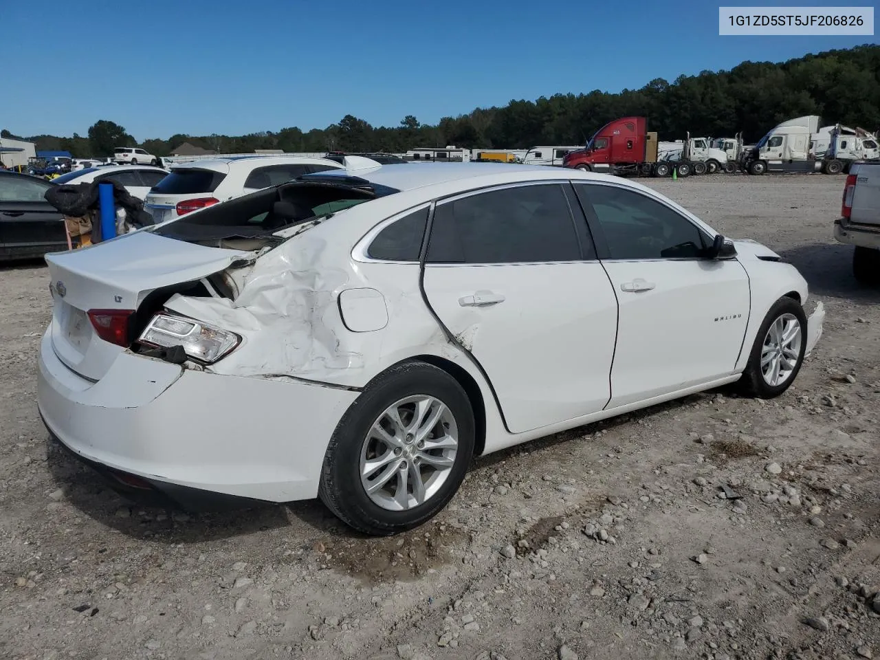 2018 Chevrolet Malibu Lt VIN: 1G1ZD5ST5JF206826 Lot: 80337894