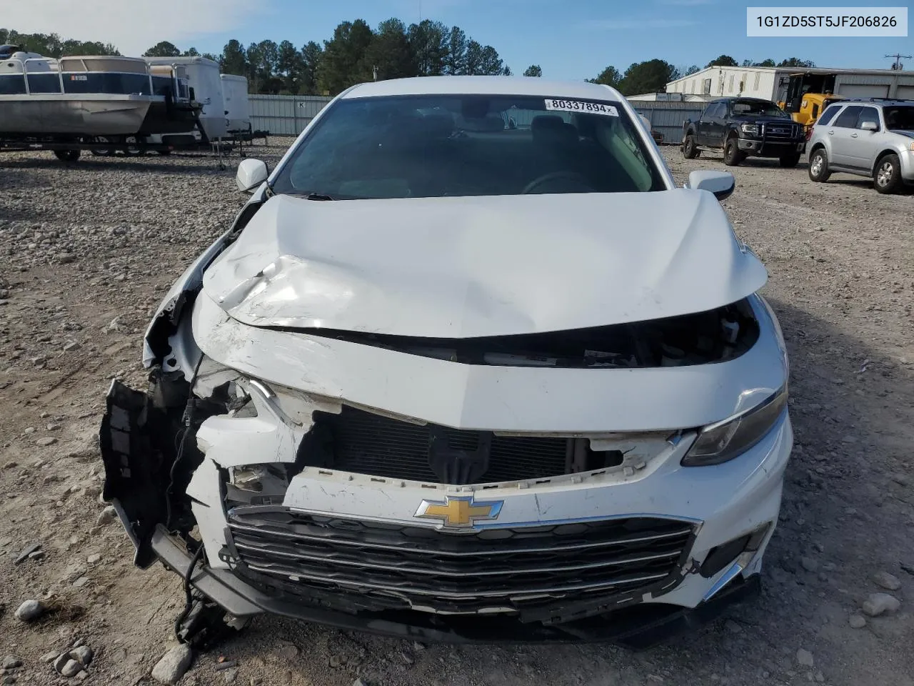 2018 Chevrolet Malibu Lt VIN: 1G1ZD5ST5JF206826 Lot: 80337894