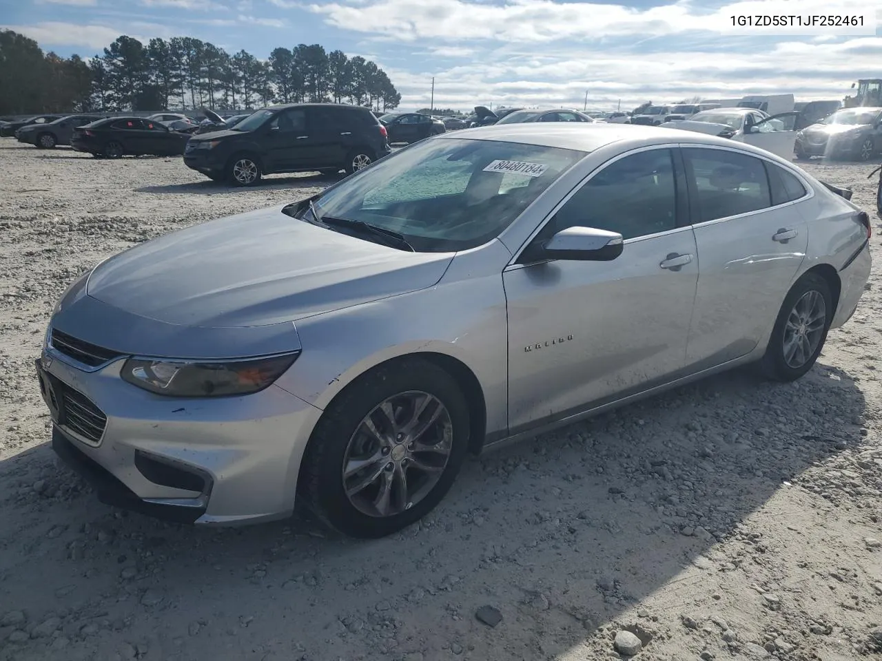 2018 Chevrolet Malibu Lt VIN: 1G1ZD5ST1JF252461 Lot: 80480184