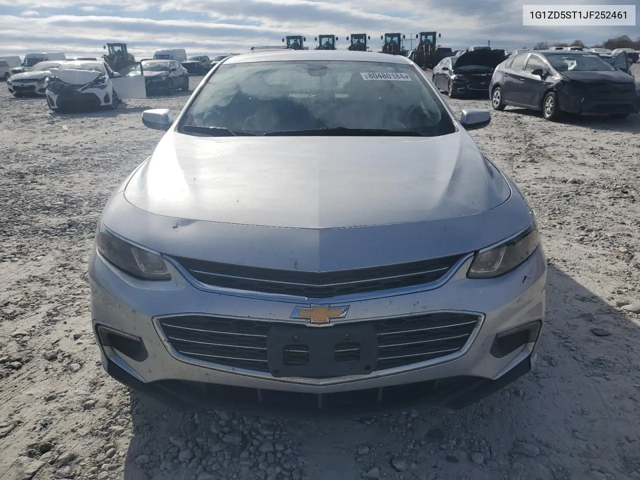 2018 Chevrolet Malibu Lt VIN: 1G1ZD5ST1JF252461 Lot: 80480184