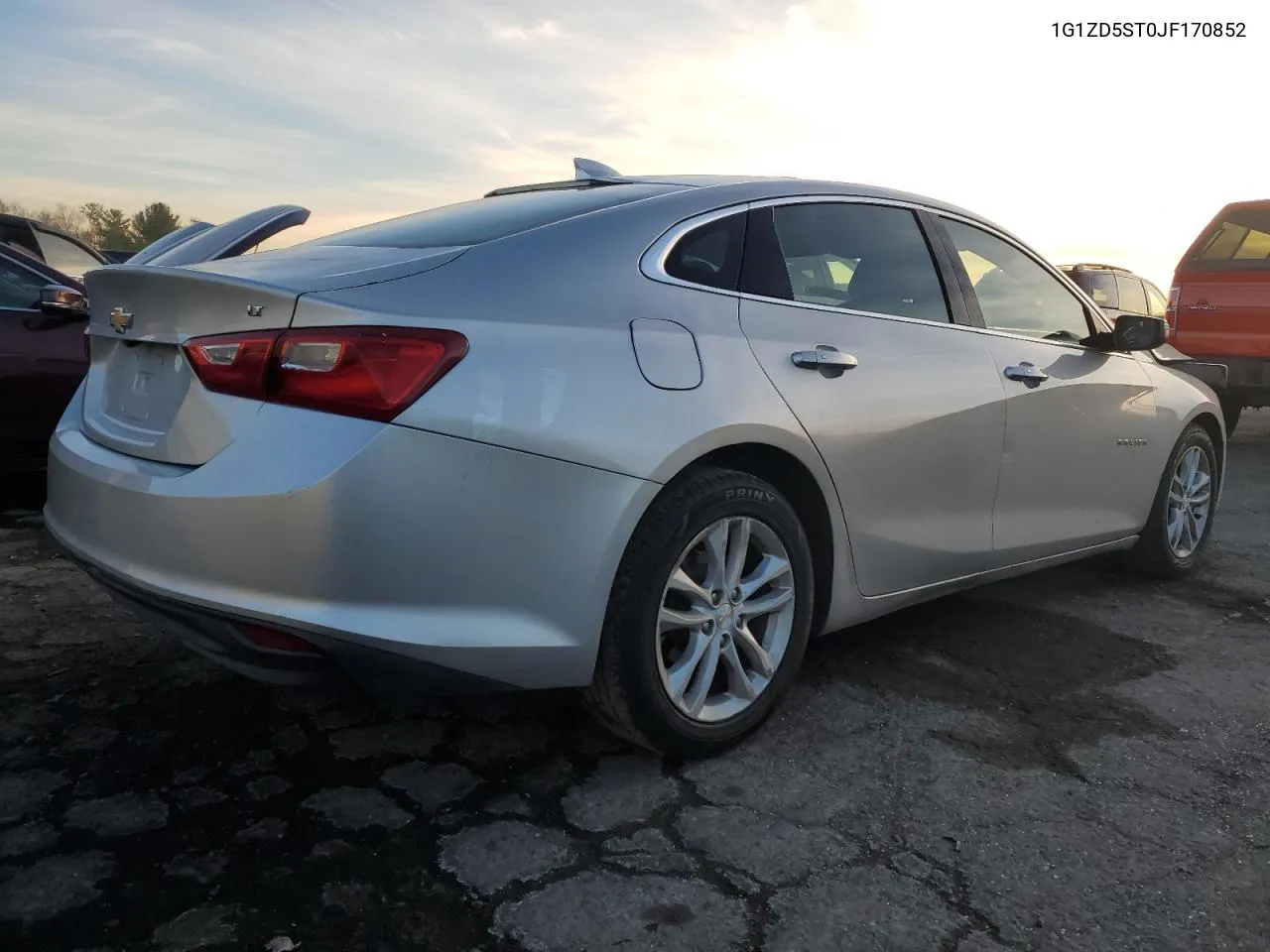 2018 Chevrolet Malibu Lt VIN: 1G1ZD5ST0JF170852 Lot: 80702594