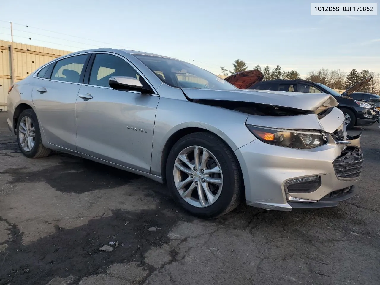 2018 Chevrolet Malibu Lt VIN: 1G1ZD5ST0JF170852 Lot: 80702594