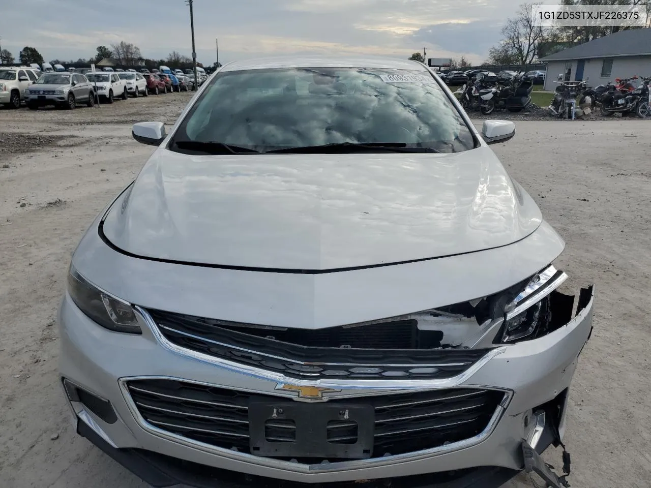 2018 Chevrolet Malibu Lt VIN: 1G1ZD5STXJF226375 Lot: 80931934