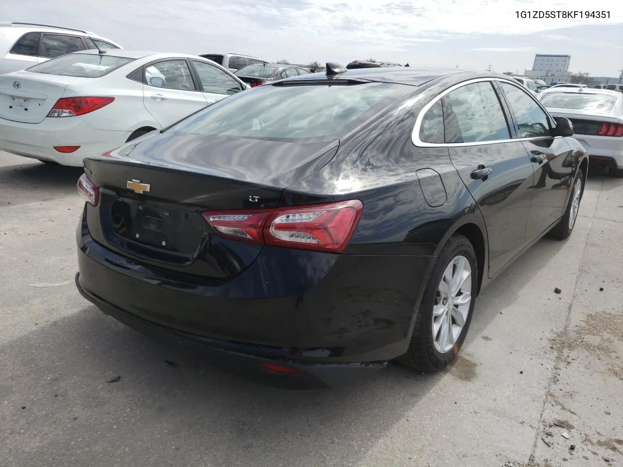 2019 Chevrolet Malibu Lt VIN: 1G1ZD5ST8KF194351 Lot: 38587532