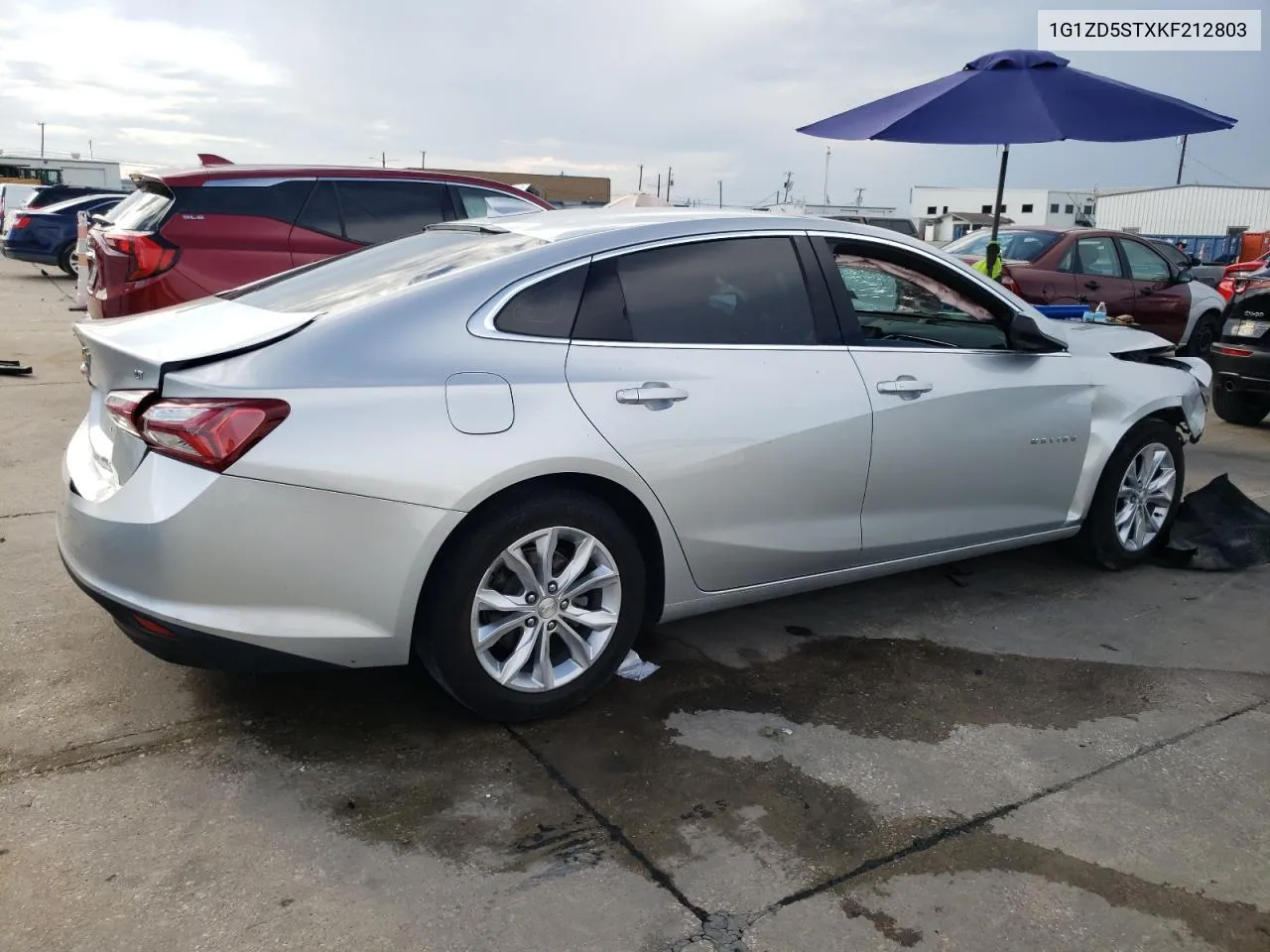 2019 Chevrolet Malibu Lt VIN: 1G1ZD5STXKF212803 Lot: 42022194