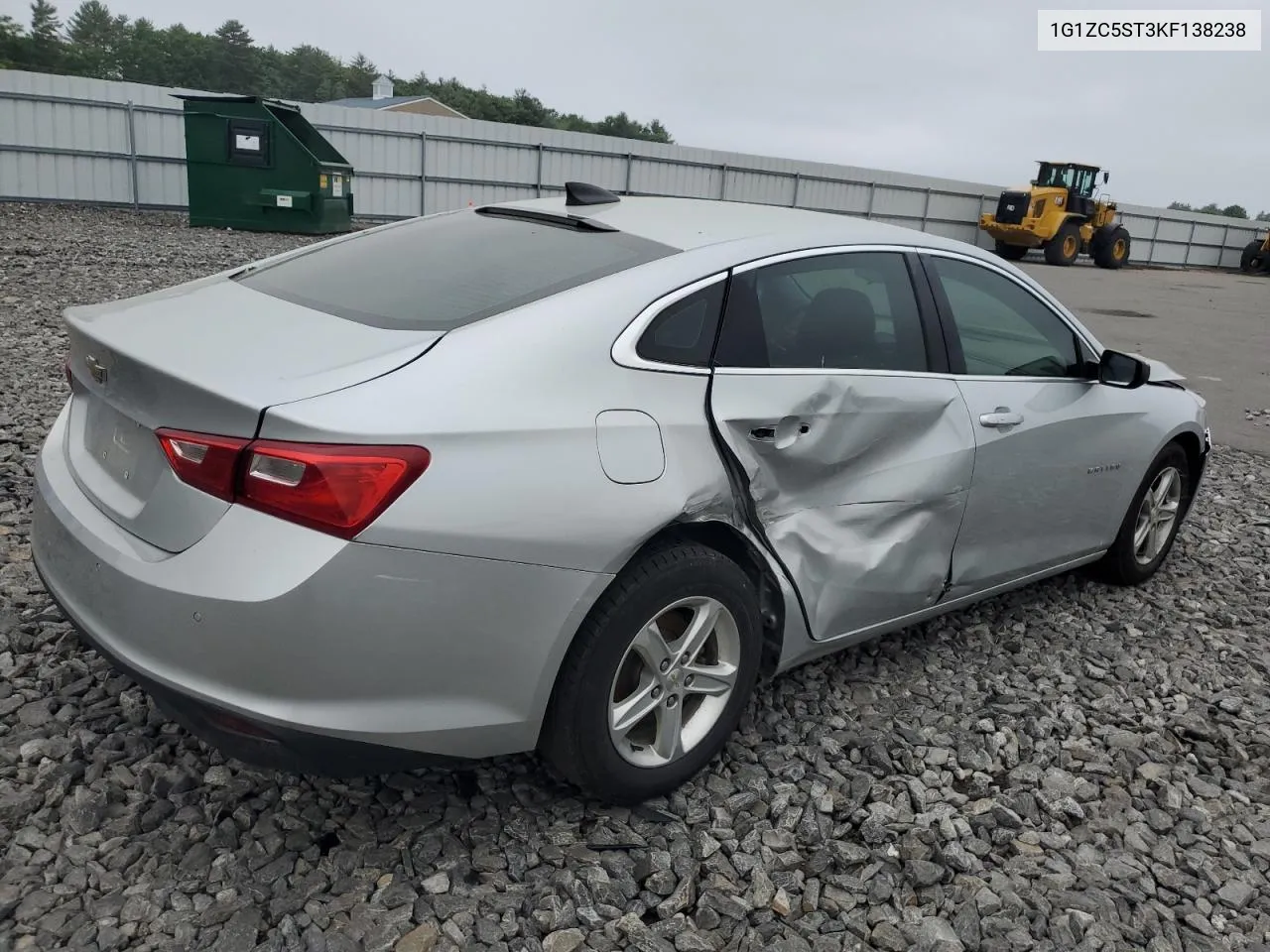 1G1ZC5ST3KF138238 2019 Chevrolet Malibu Ls