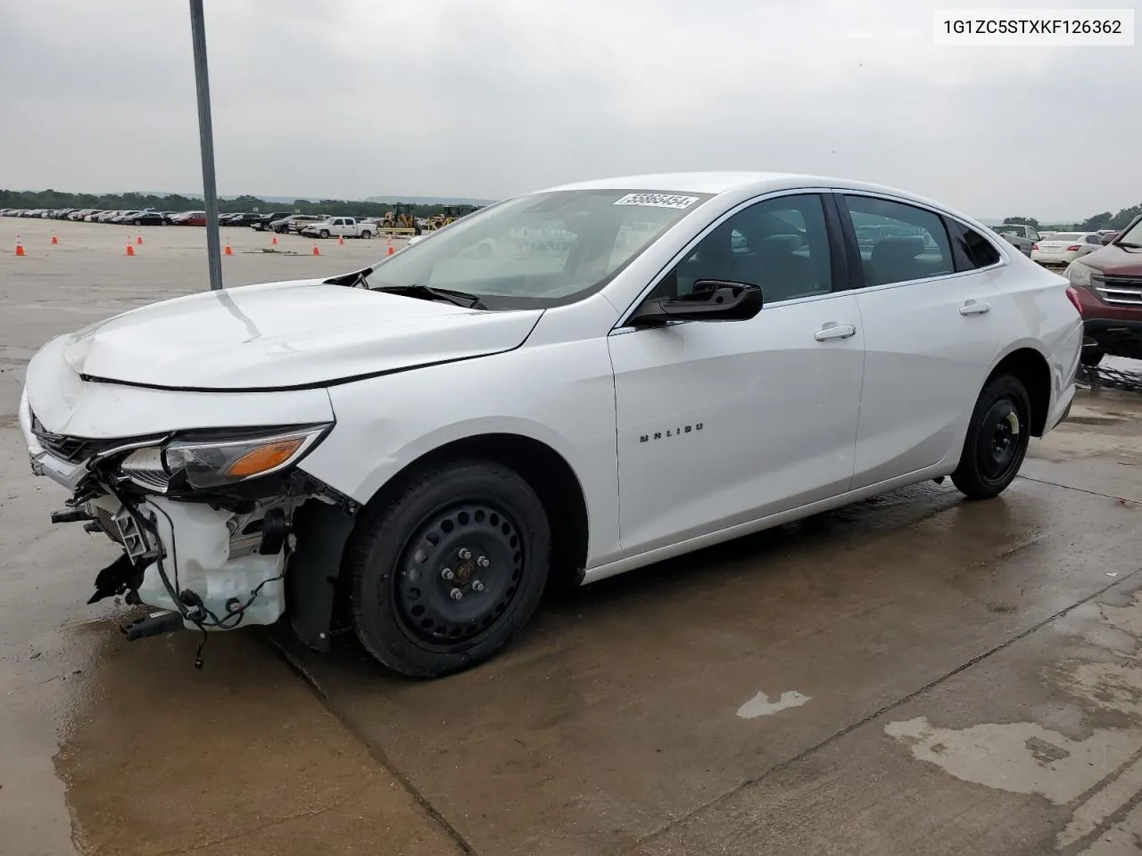 2019 Chevrolet Malibu Ls VIN: 1G1ZC5STXKF126362 Lot: 55865454