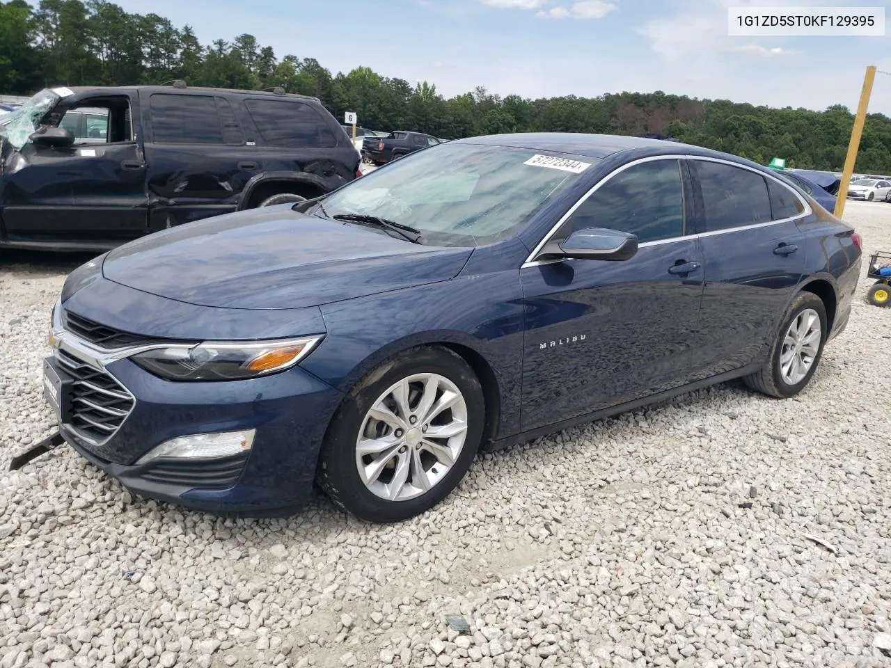 2019 Chevrolet Malibu Lt VIN: 1G1ZD5ST0KF129395 Lot: 57272344