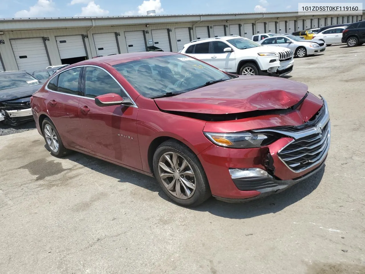 1G1ZD5ST0KF119160 2019 Chevrolet Malibu Lt