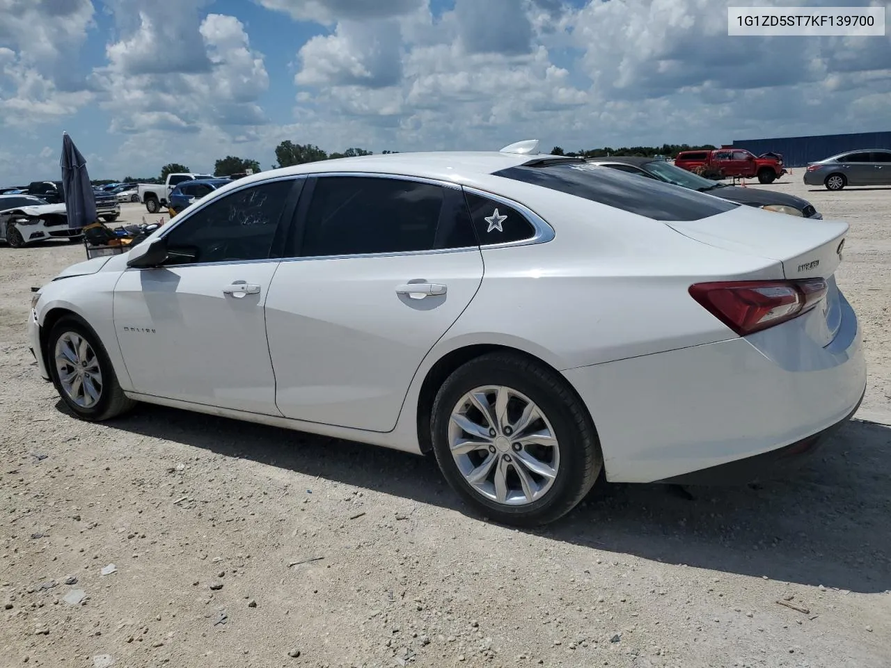 2019 Chevrolet Malibu Lt VIN: 1G1ZD5ST7KF139700 Lot: 61385904