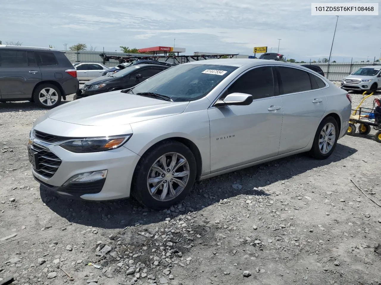 2019 Chevrolet Malibu Lt VIN: 1G1ZD5ST6KF108468 Lot: 61447554