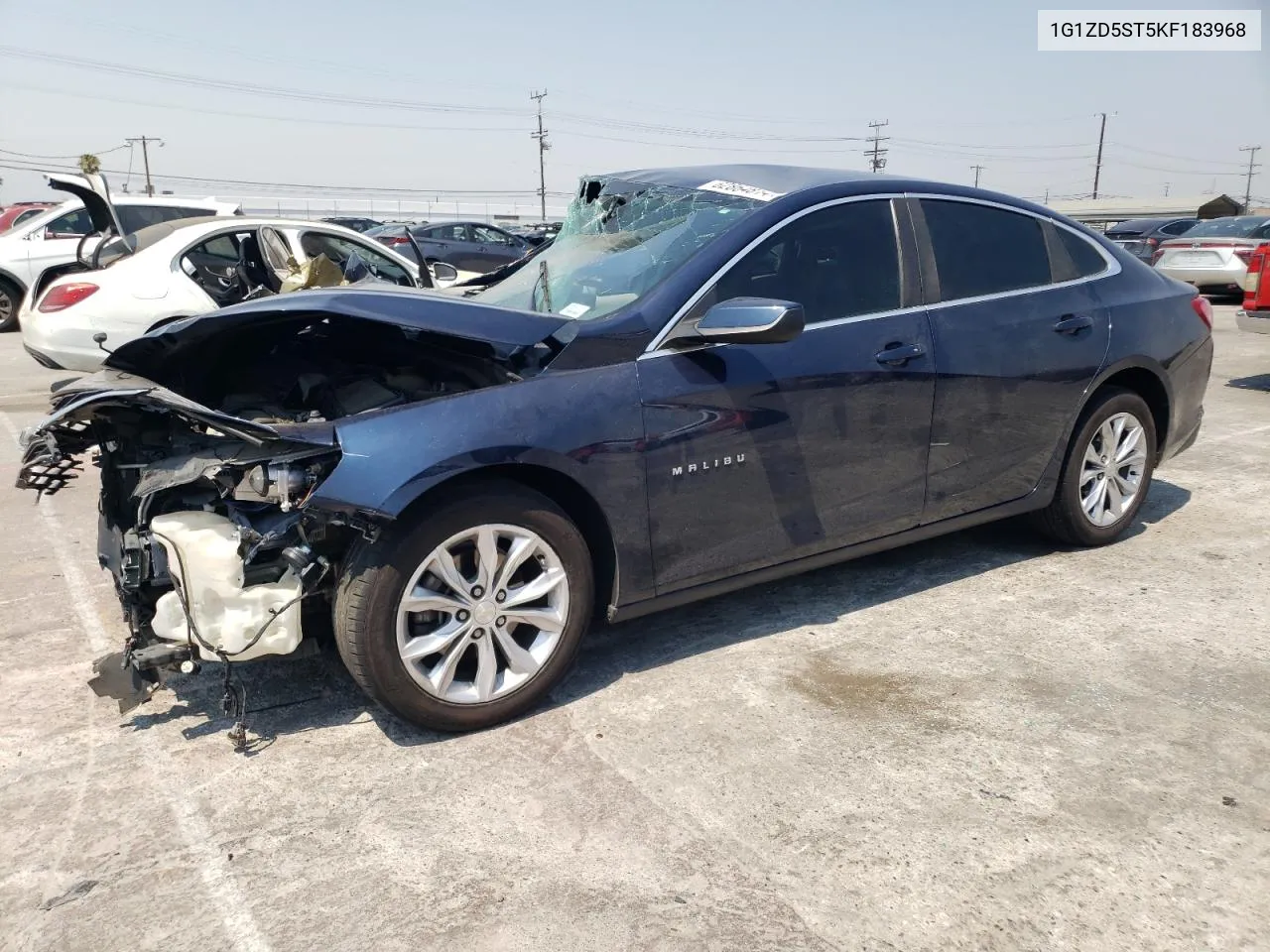 2019 Chevrolet Malibu Lt VIN: 1G1ZD5ST5KF183968 Lot: 62864814