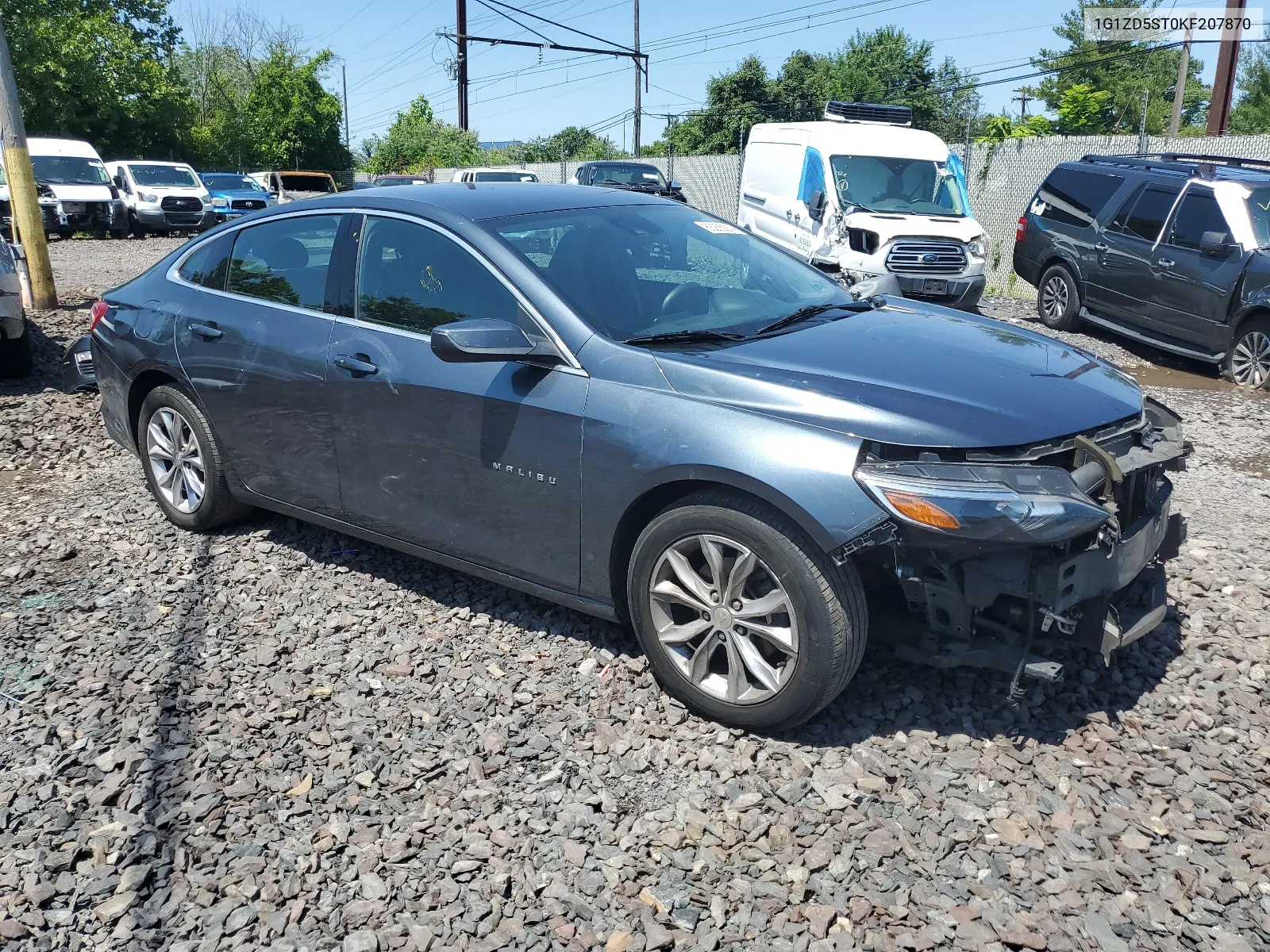 2019 Chevrolet Malibu Lt VIN: 1G1ZD5ST0KF207870 Lot: 63285214