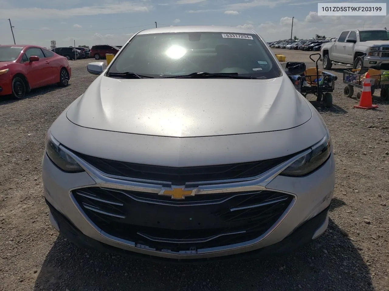 2019 Chevrolet Malibu Lt VIN: 1G1ZD5ST9KF203199 Lot: 63317294