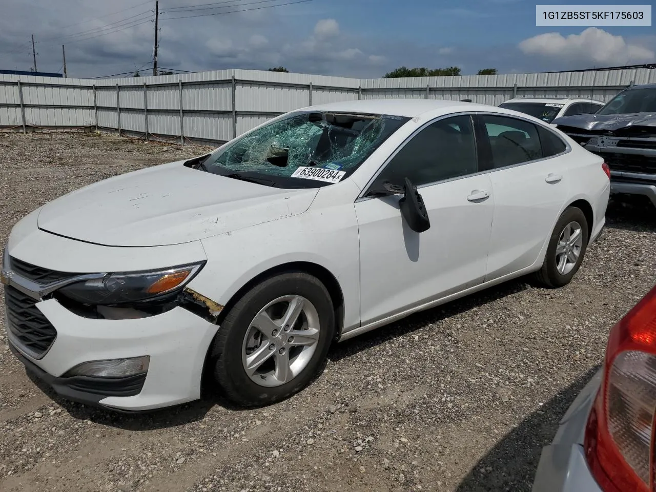 2019 Chevrolet Malibu Ls VIN: 1G1ZB5ST5KF175603 Lot: 63900284