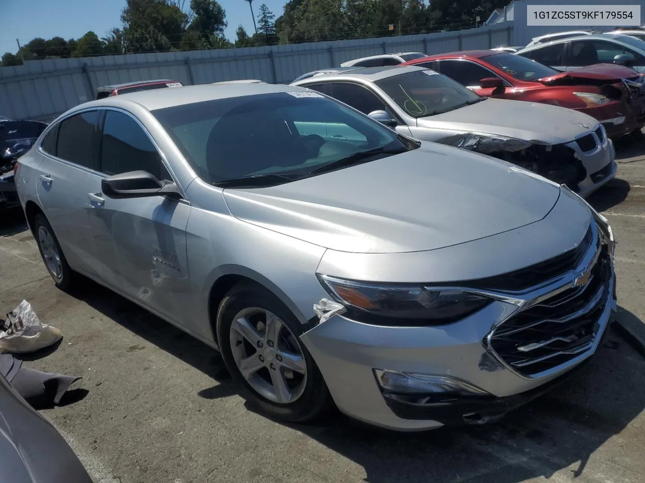 2019 Chevrolet Malibu Ls VIN: 1G1ZC5ST9KF179554 Lot: 64073474